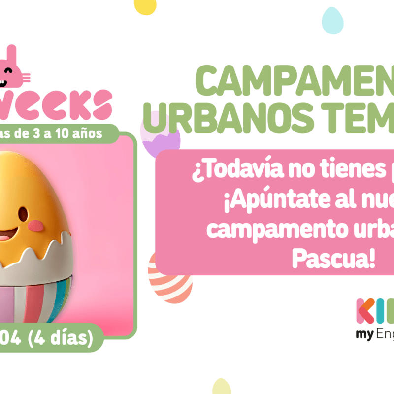 Campamentos urbanos de Semana Santa 100% en&nbsp;inglés